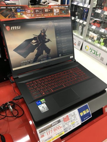 がございま MSI Katana-GF76-11UD-671JP ディーライズPayPayモール店