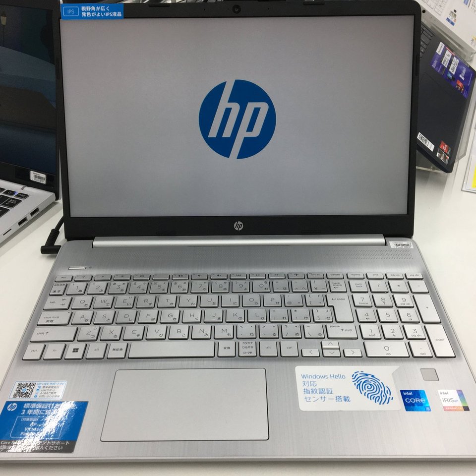 HP ノートパソコン 15s-fq Intel11世代