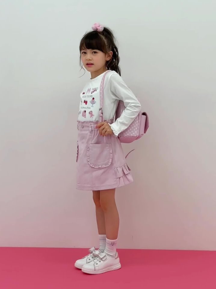 メゾピアノ　ワンピース　Tシャツ　フルーツ　いちご セール】【人気商品再入荷】【直営店で取り扱い無し】いちごT