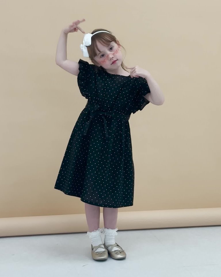 コットンふりふりワンピース(100cm 黄): キッズ - ナルミヤ