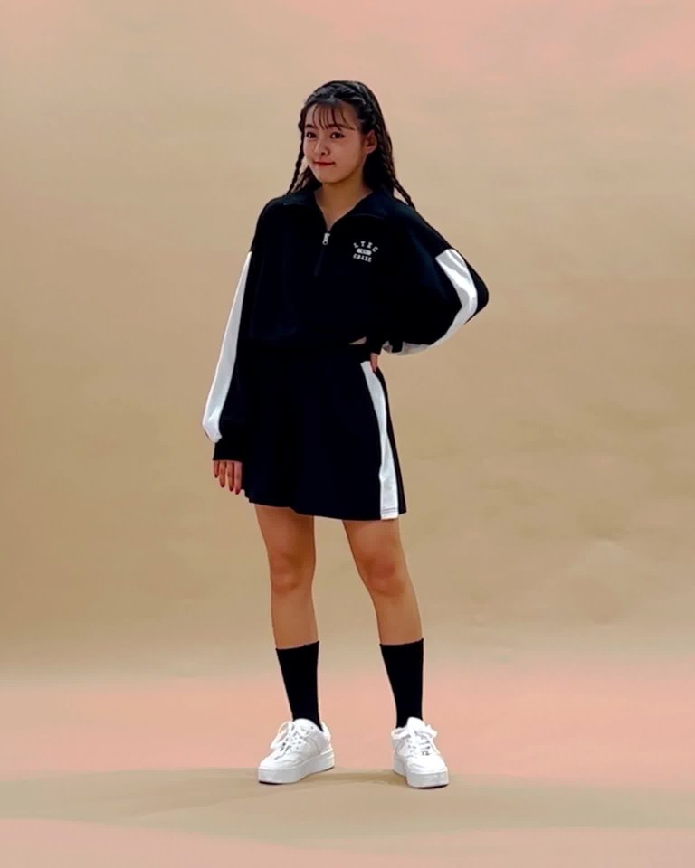 ハーフジップ長袖SET UP(SS(130) 黒): ジュニア - ナルミヤ