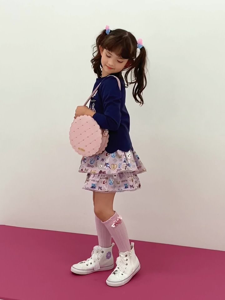 アリスモチーフ 長袖Tシャツ(90cm 紺): キッズ - ナルミヤ オンライン