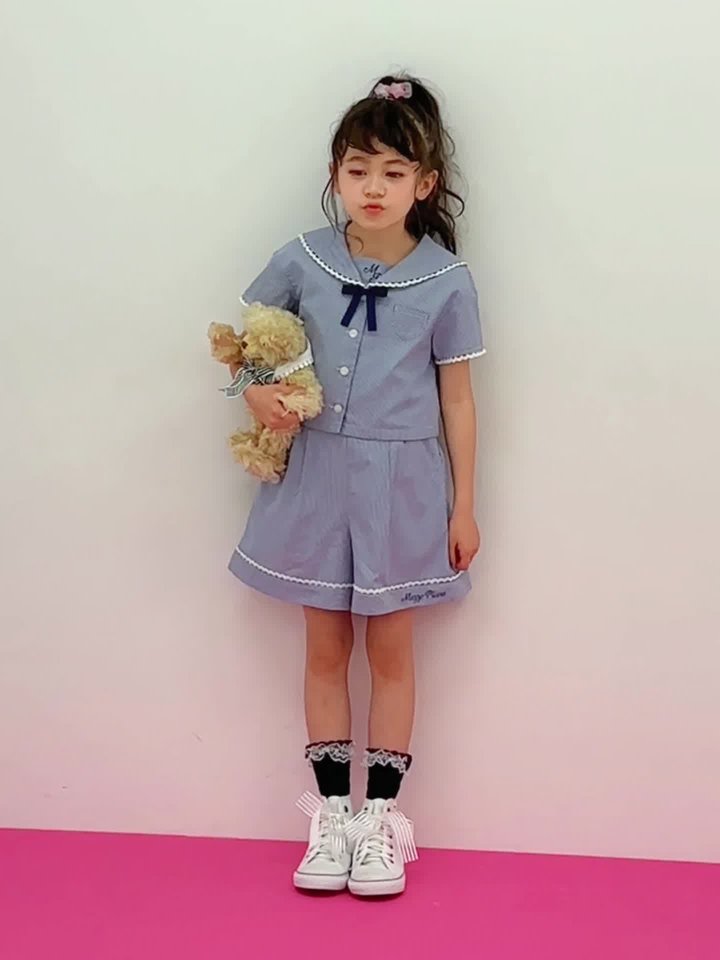 メゾピアノ セーラーカラージャケット＆プリーツスカートセット　リボンブラウス セーラーカラージャケット＆プリーツスカートセット