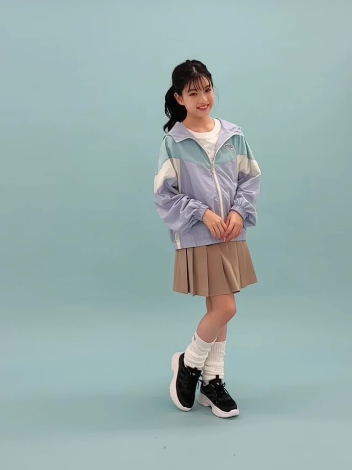 撥水】配色ブルゾン(S(140) ピンク): ジュニア - ナルミヤ オンライン