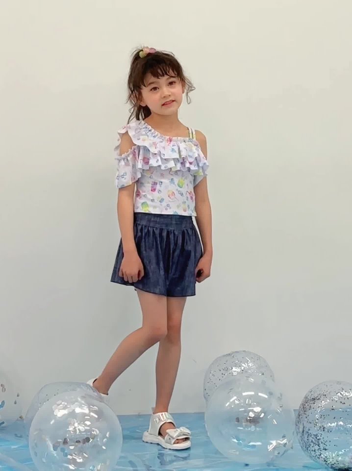 新品未使用 メゾピアノ ユニコーン柄 セパレート 水着 涼し
