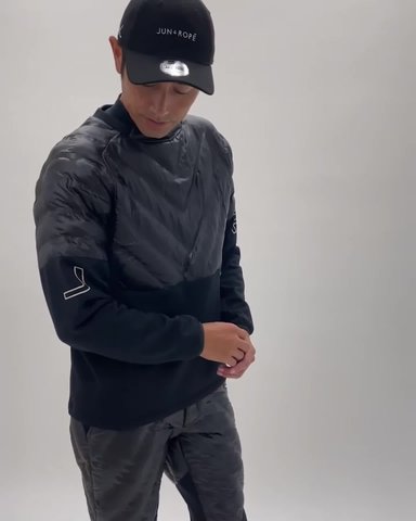 JUN&ROPÉ MEN(ジュン アンド ロペ メンズ) / HYBRID中綿長袖プル