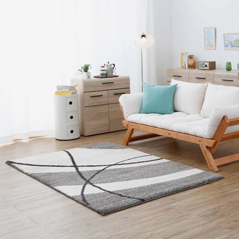 北欧デザインのシャギーラグマット(ブルー/ブラウン/グリーン/レッド/アイボリー/グレー)18タイプから御部屋に合った差し柄でアクセントを。 |  【公式】LOWYA(ロウヤ) 家具・インテリアのオンライン通販