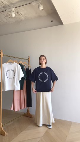 サテンマーメイドスカート 