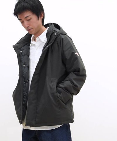 BEAMS BEAMS × BEAMS /別注Down DANTON Hooded Jacket（束腰羽絨外套 