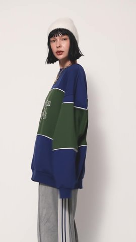 SLY | COLOR BLOCKING PIPING 2WAY スウェット (スウェット・パーカー