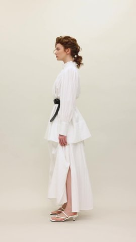 25,000円23AW[MIUMIU]Cotton mini-dressコットン ミニドレス