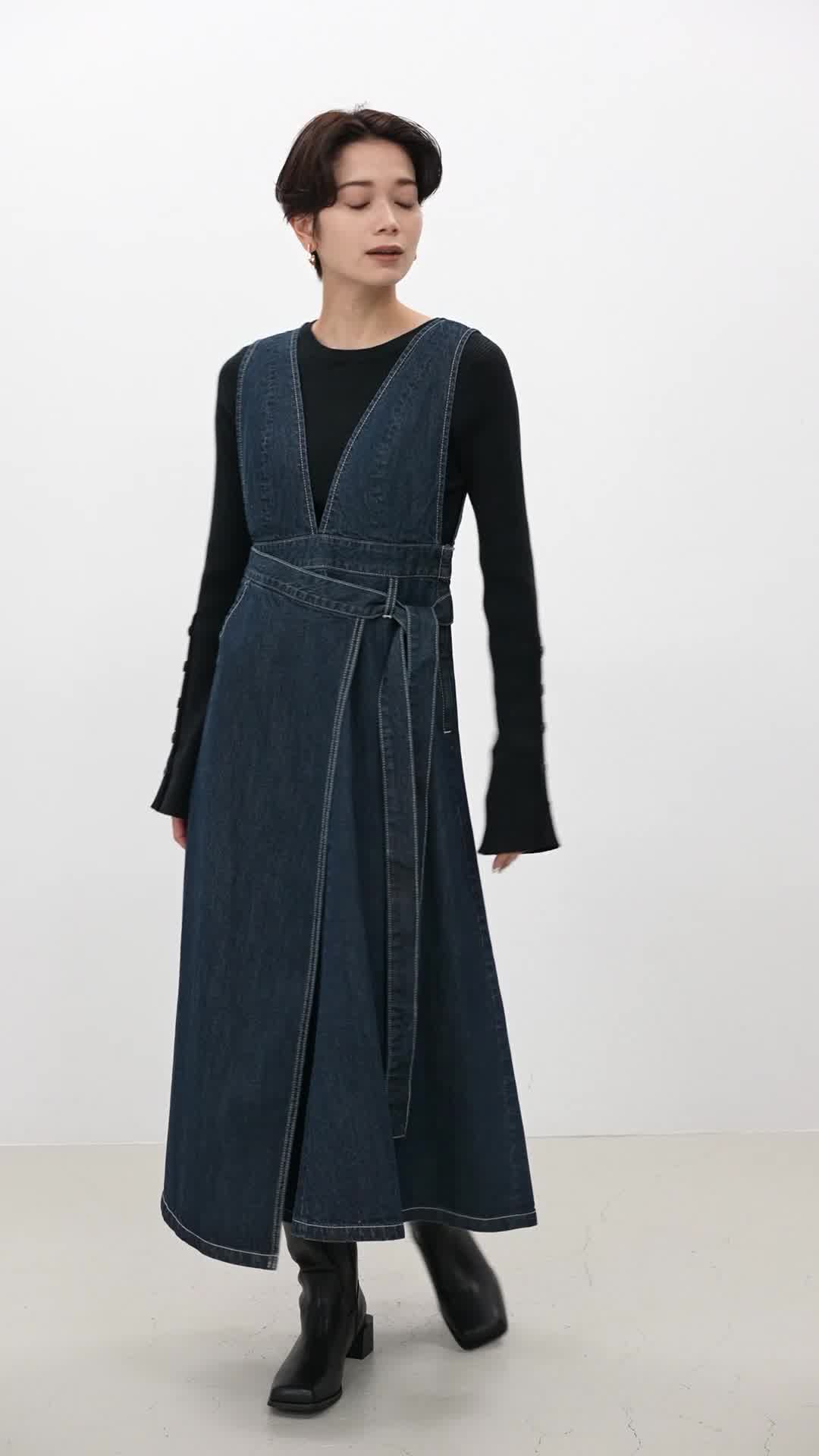 AZUL BY MOUSSY | WRAP JUMPER SKIRT (オールインワン ) |SHEL AZUL BY MOUSSY | WRAP JUMPER SKIRT (オールインワン ) |SHEL