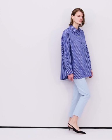 最大5万円OFFクーポン！ Theory Downing Bold Oversized Shirt | www