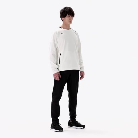人気 順 ミズノ テックシールド クルーネック 長袖 32MCA553 ブラック 